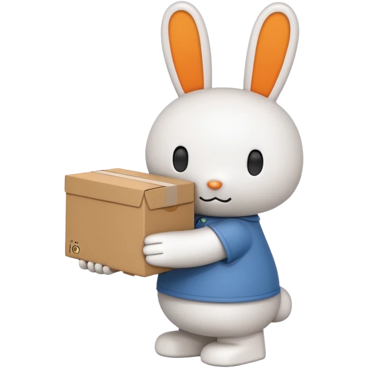 miffy with box emoji
