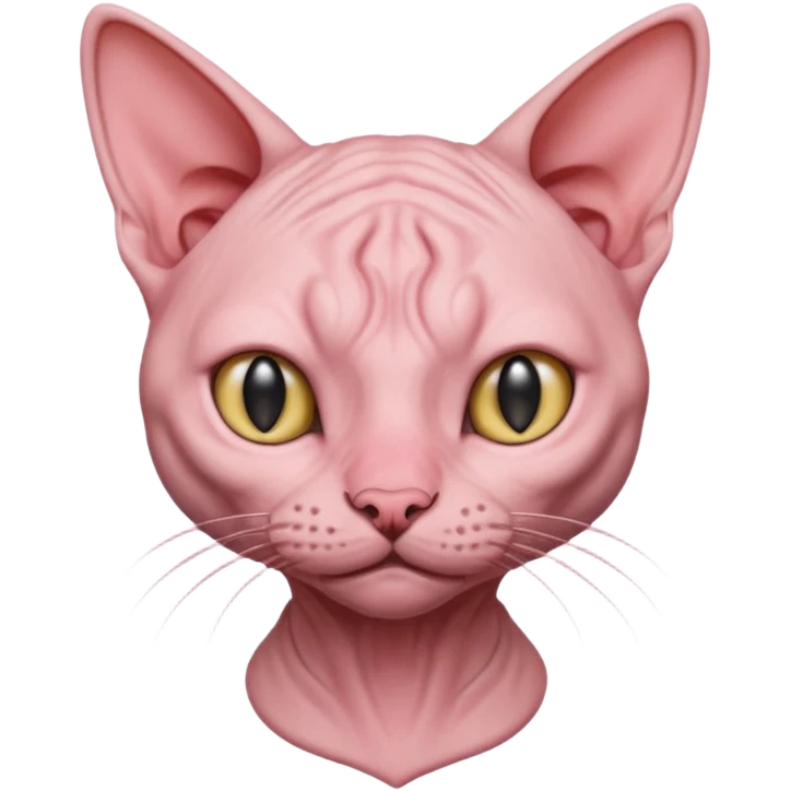 Кот голый emoji