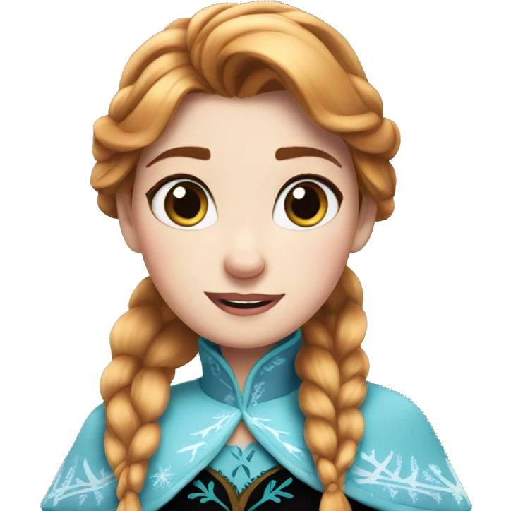 Frozen Anna emoji