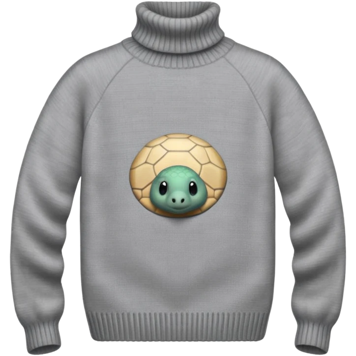 Turtle neck sweater emoji