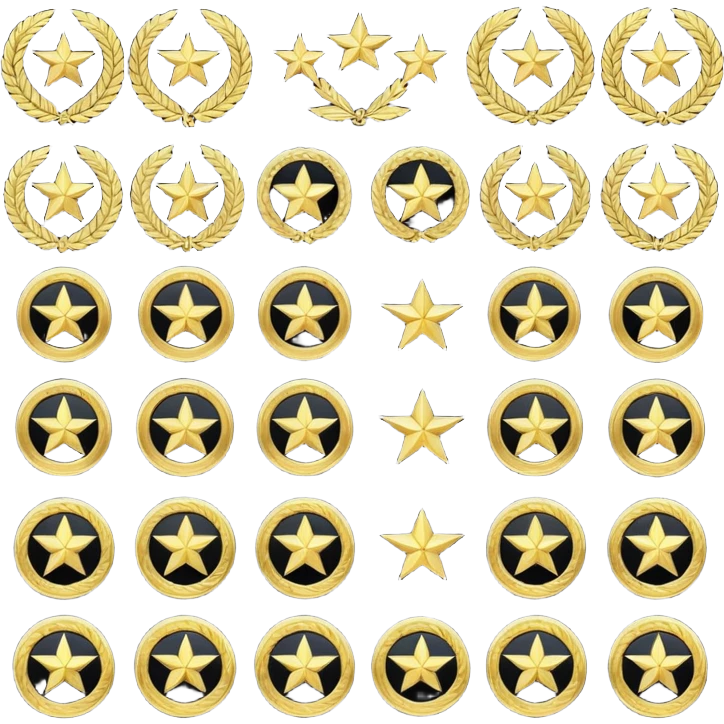 Tğrk Askeri rütbeler emoji