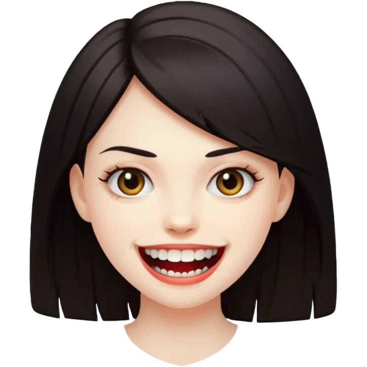 Vampir, Girl, Teeth emoji