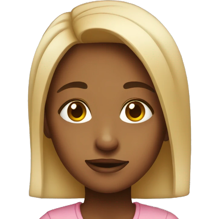 Girl with big forehead  emoji