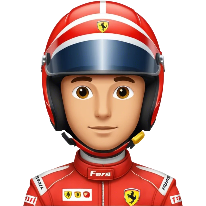 ferarri formula 1 driver emoji