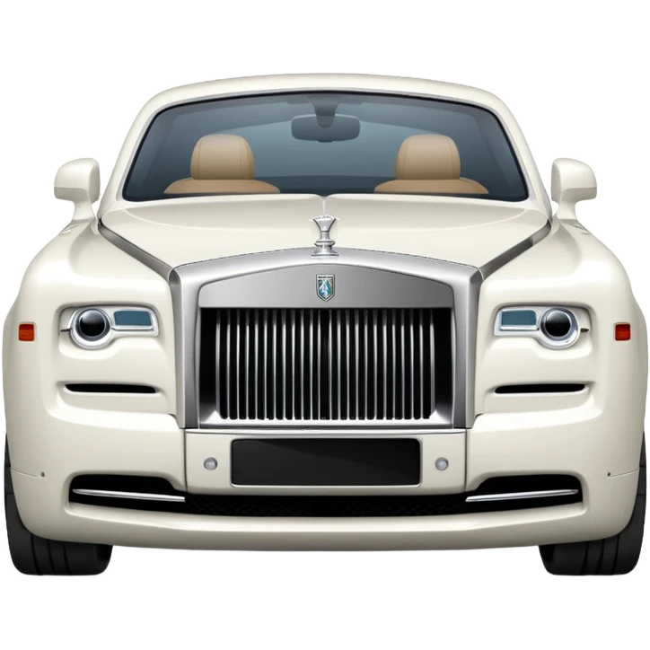White Rolls Royce emoji