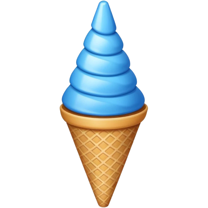 Cono francese blu emoji