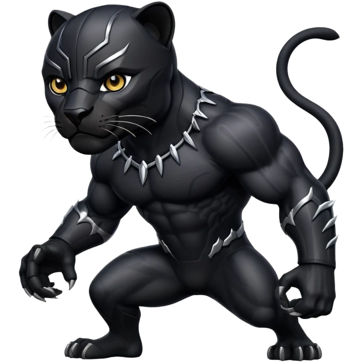 Una pantera emoji