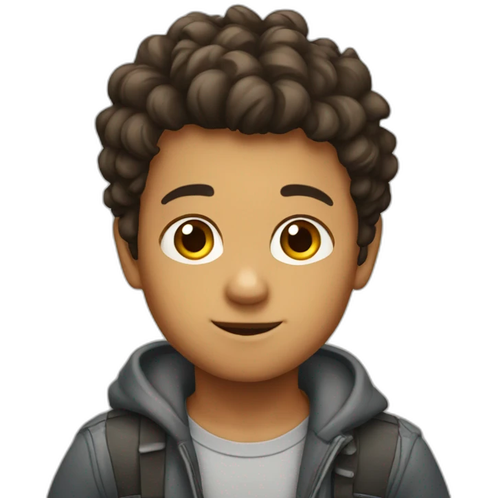 Castor boy emoji