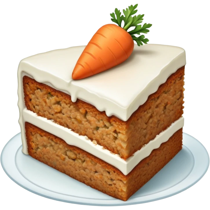 Slice of carrot cake  emoji