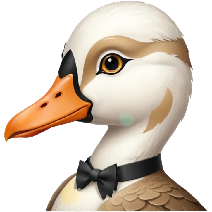 Goose with monocle emoji