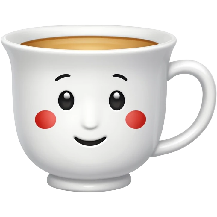 A tea cup emoji