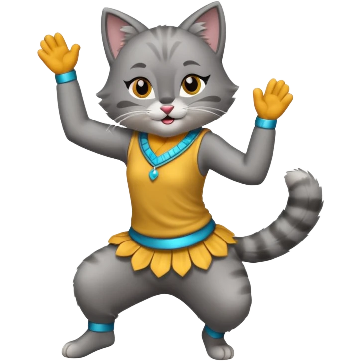 A kat dancing emoji