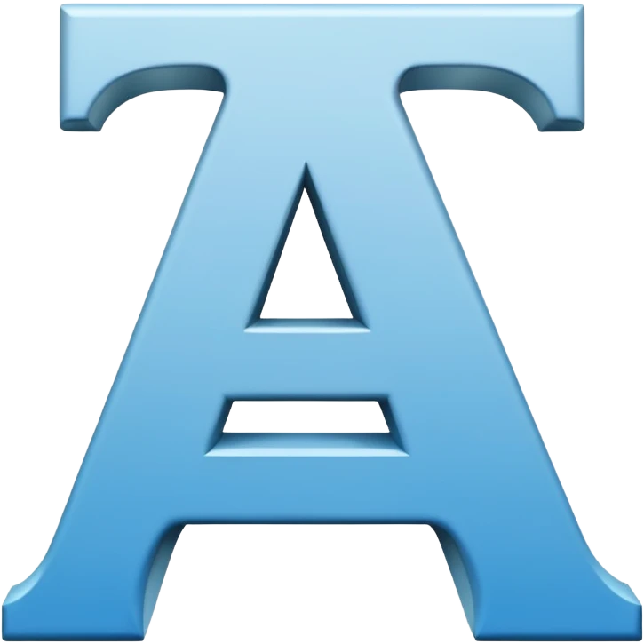 capital a emoji