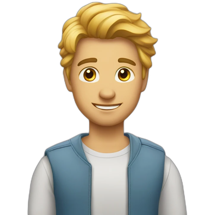 Шатенка с улыбкой в стильных очках emoji