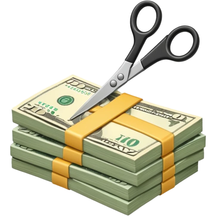 cutbacks icon emoji