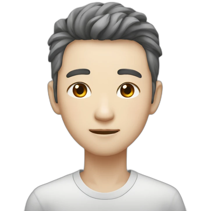 하얗고 복슬복슬한 강아지 emoji