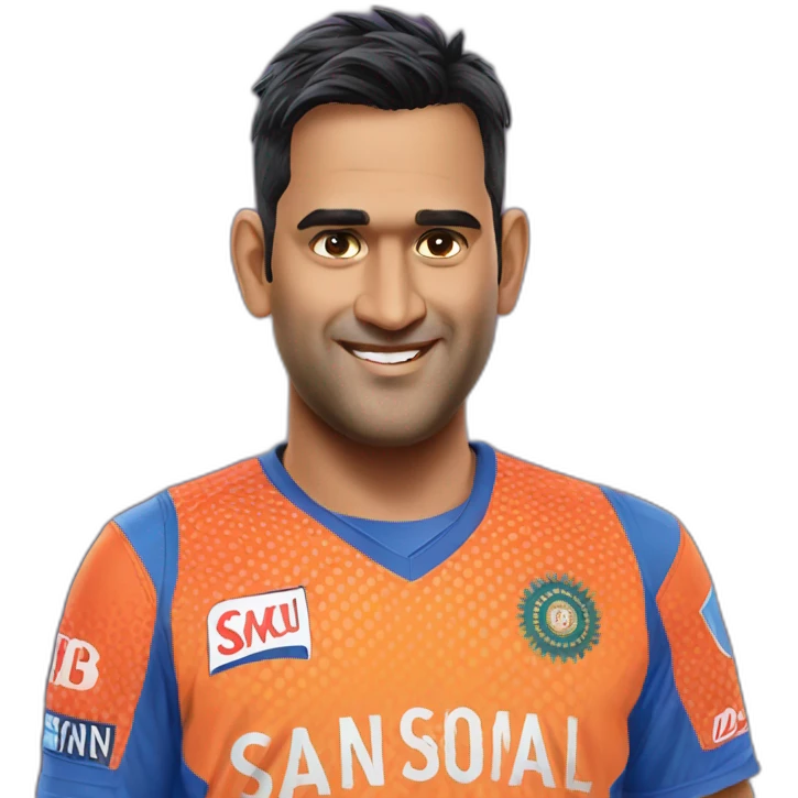 MS dhoni  emoji