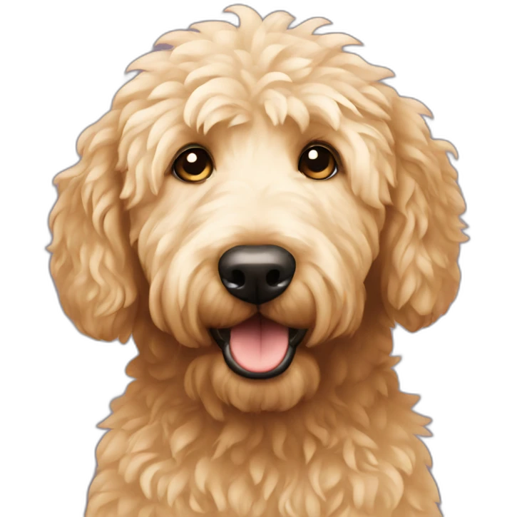 Golden doodle emoji