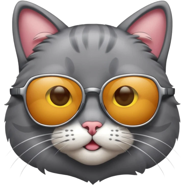 Cat wearing sunglasses emoji