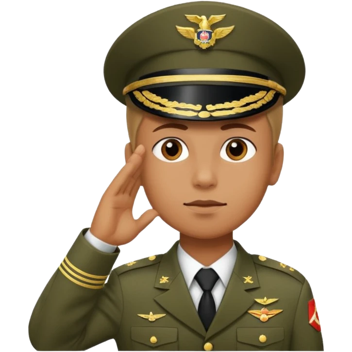 military salute emoji