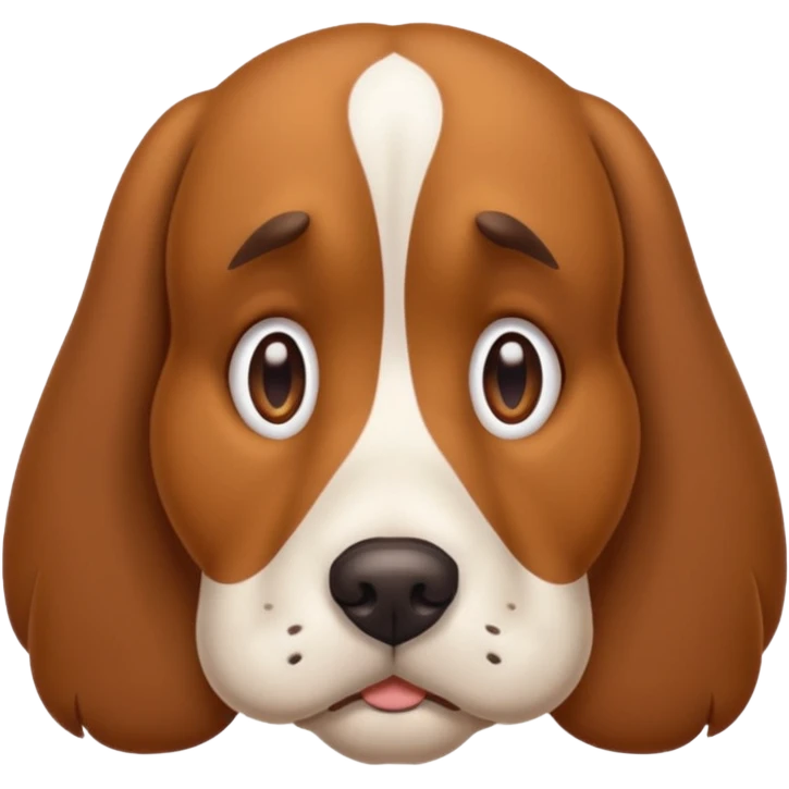 bored dog emoji
