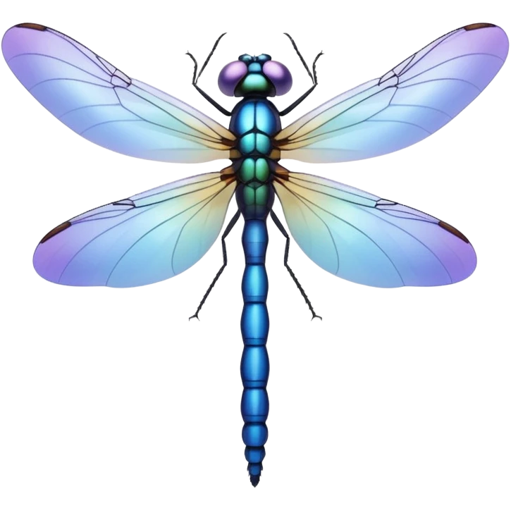 Periwinkle Dragonglfly emoji emoji