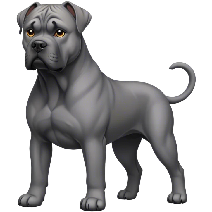 grey cane corso emoji