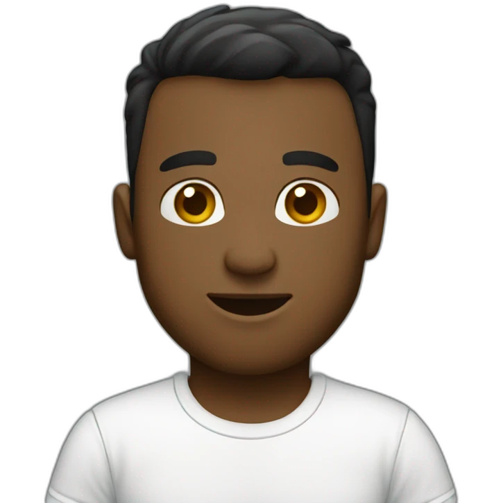 white T-shirt emoji
