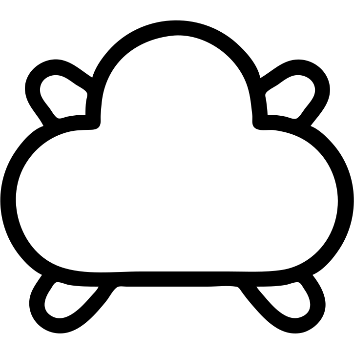 облако 4 выступами emoji