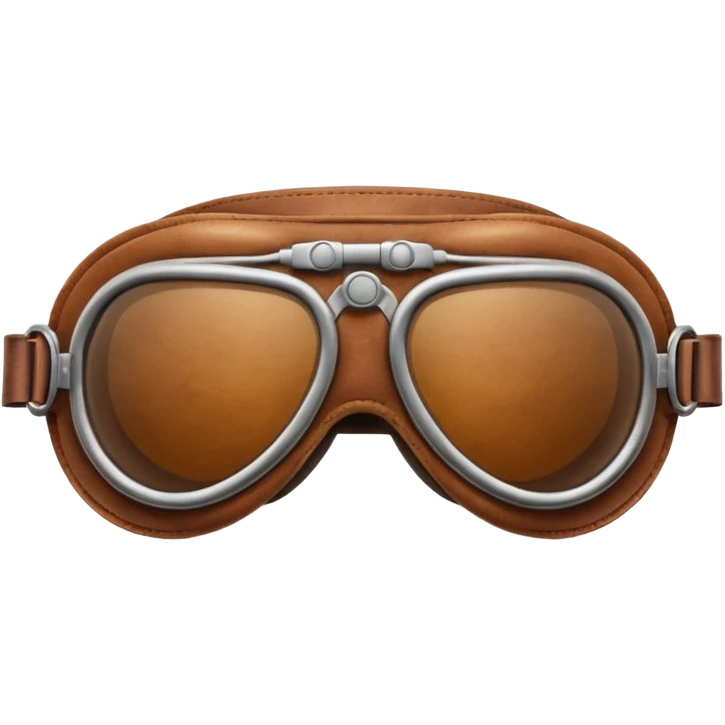 Brown aviator goggles emoji