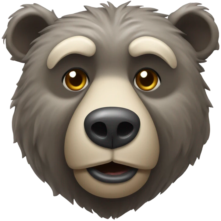 Old bear emoji
