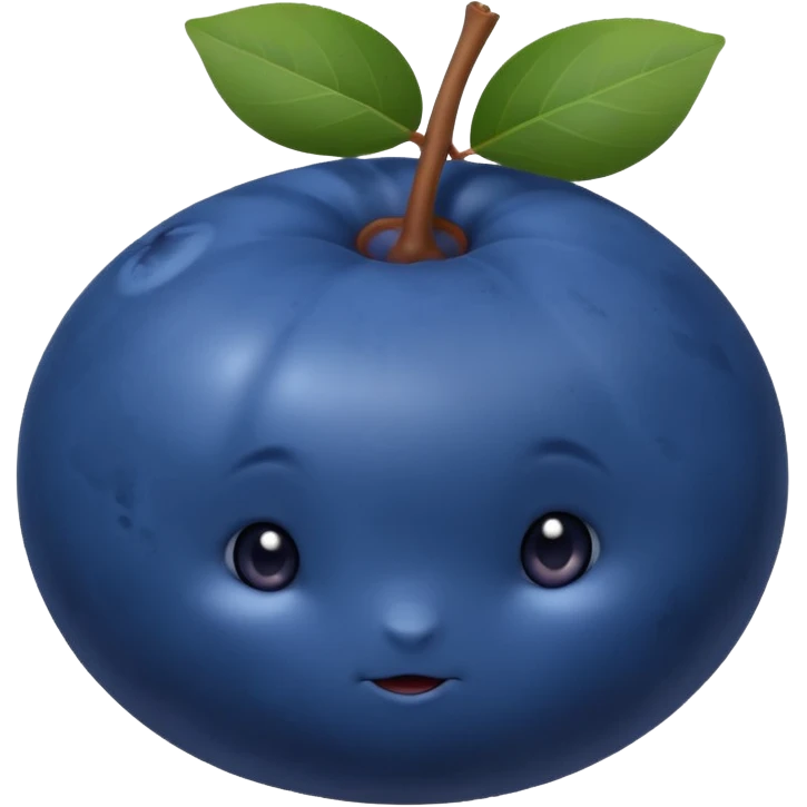 Blueberry fruit emoji