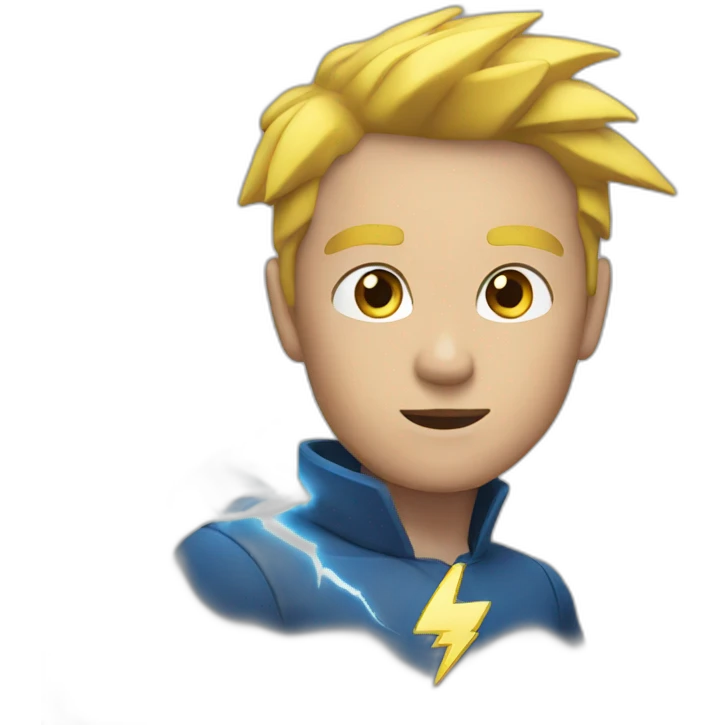 Flash lightning emoji
