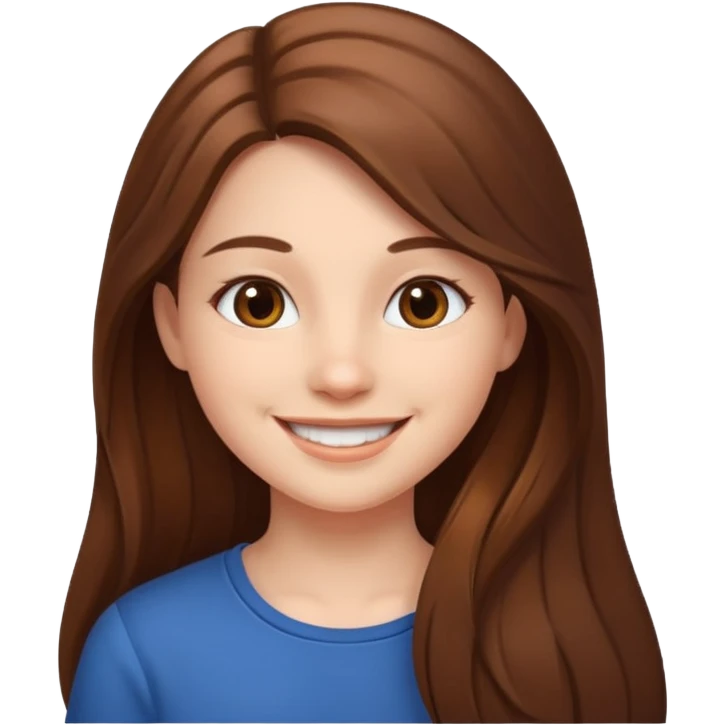 smiling girl emoji