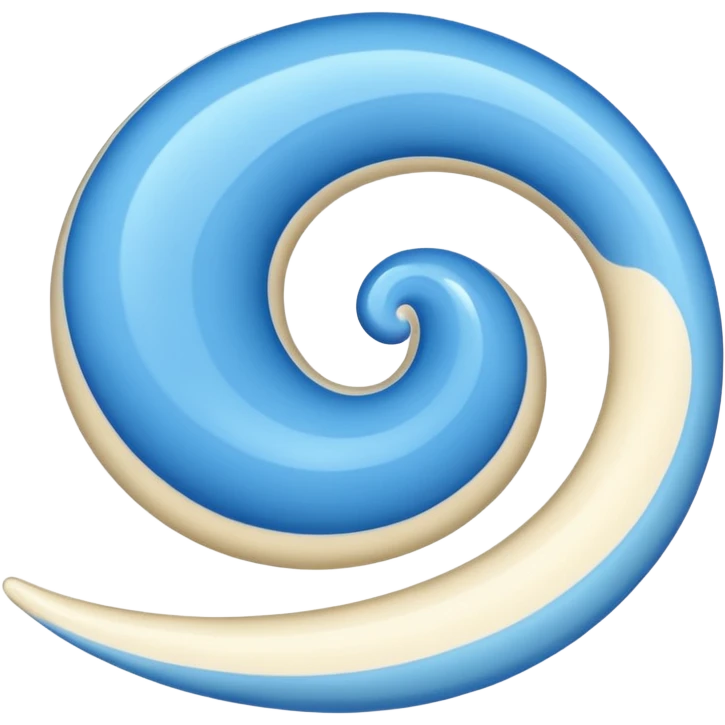 blue cream emoji