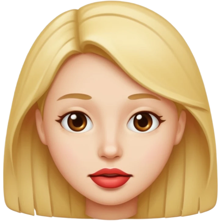 Lip bite emoji