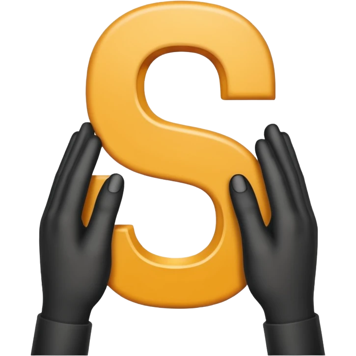 Iz roke mora sestavljati črko S emoji