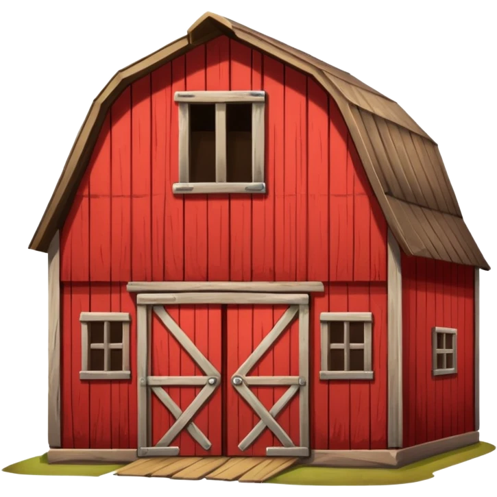 A barn emoji