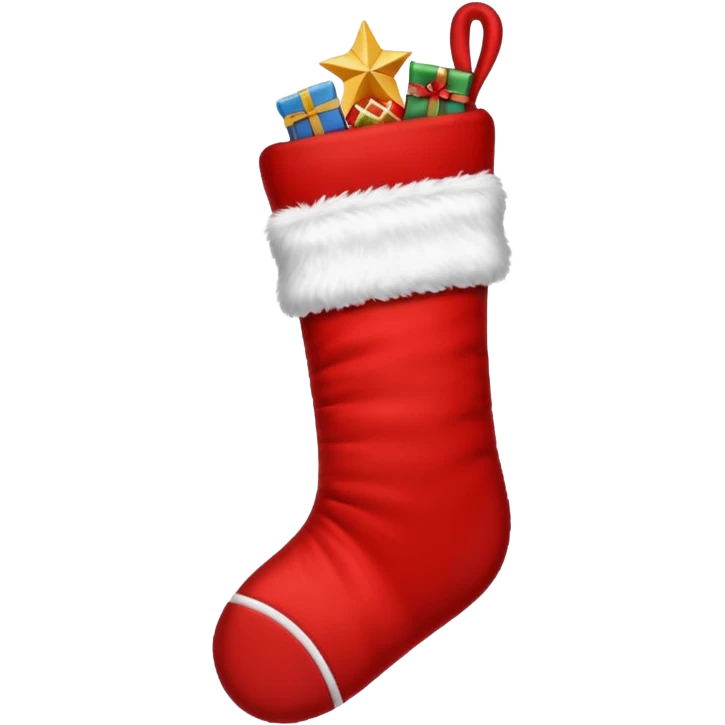 Christmas stocking emoji
