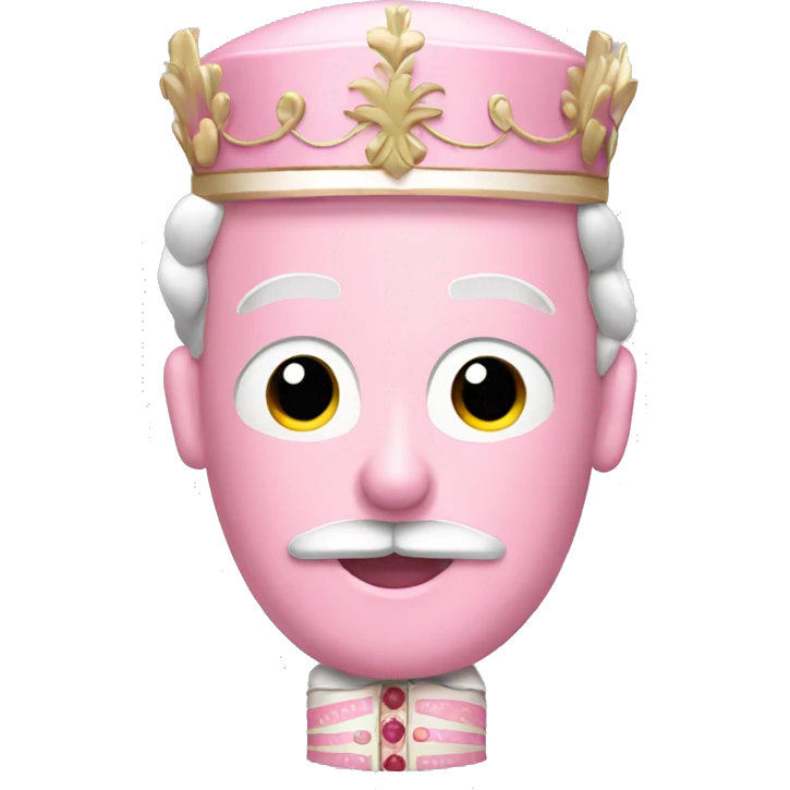 Light pink nutcracker emoji