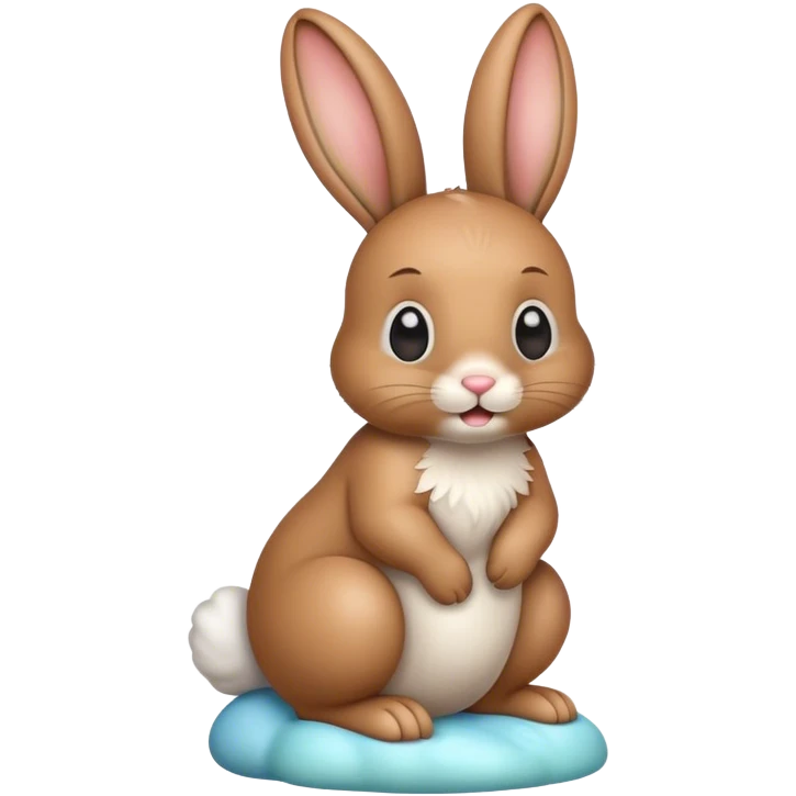 easter bunny pooping  emoji