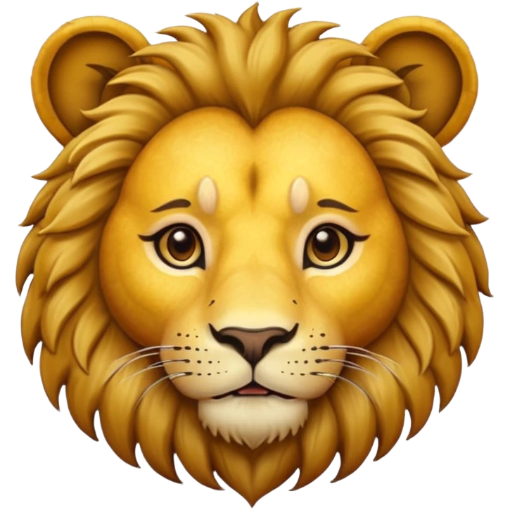 lion face with a paw print emoji