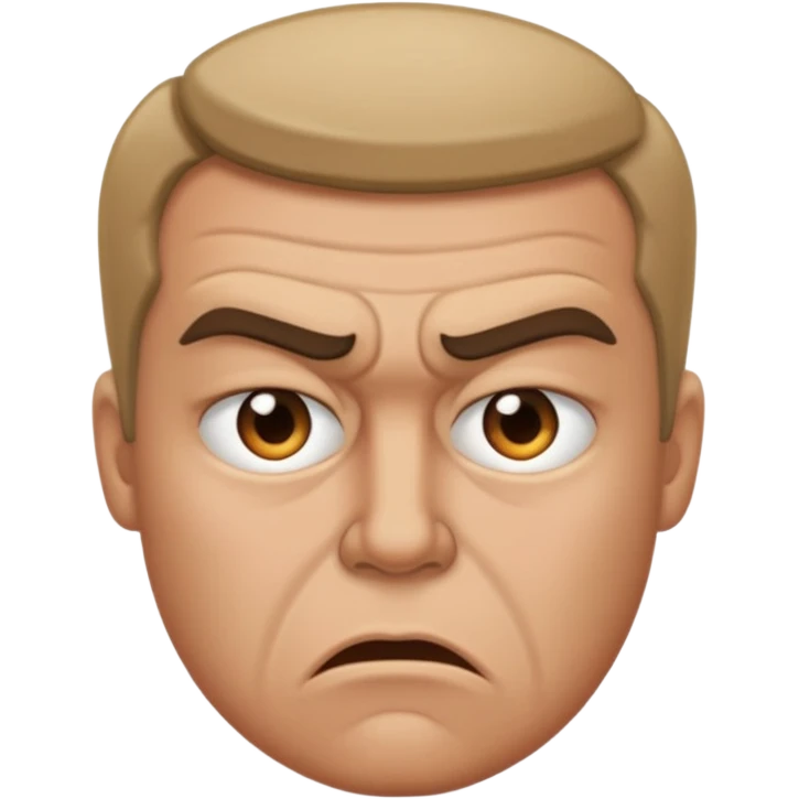 Swearing face emoji