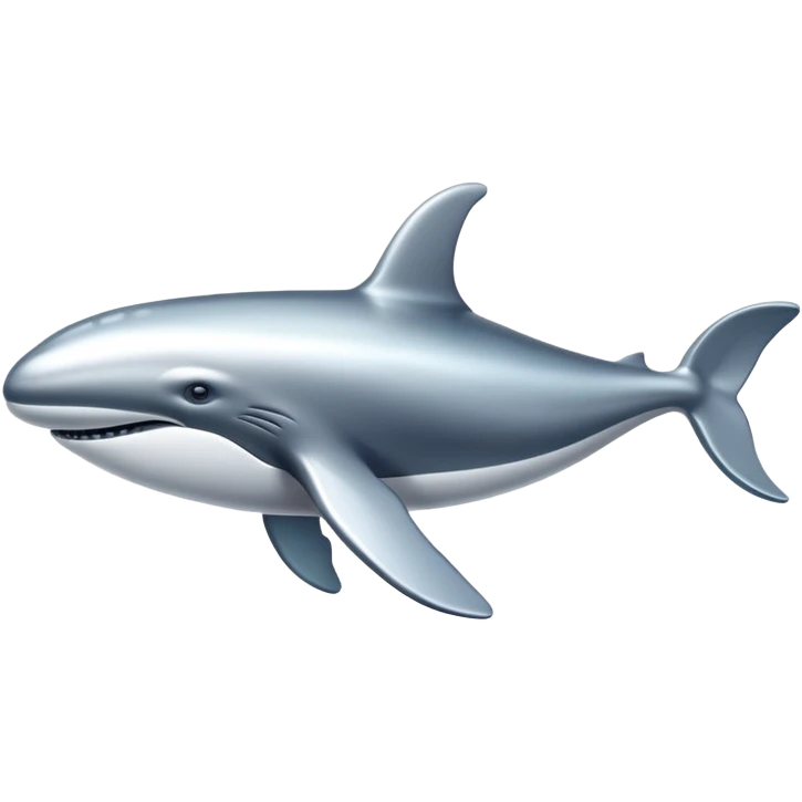 silver whale emoji