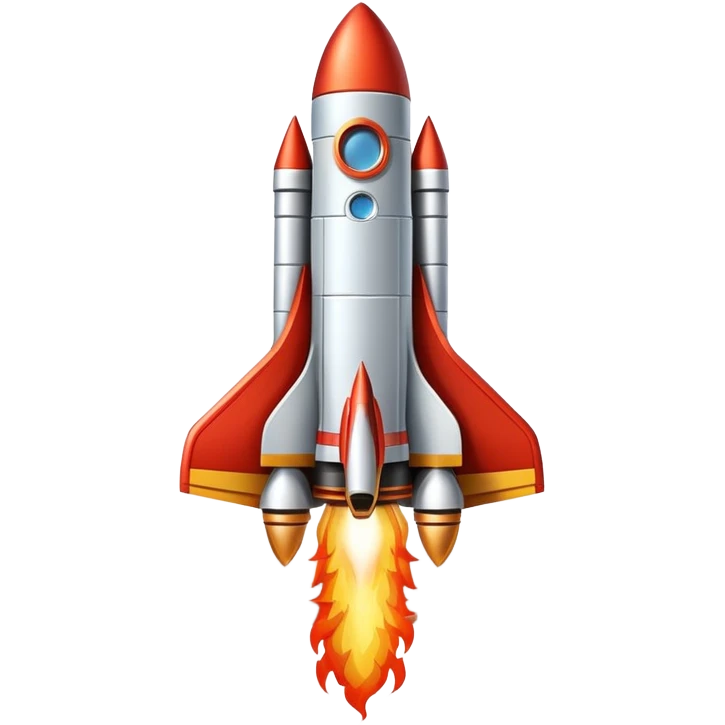 rocket ship blasting off to space emoji