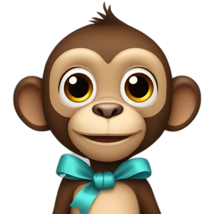 Birthday monkey emoji