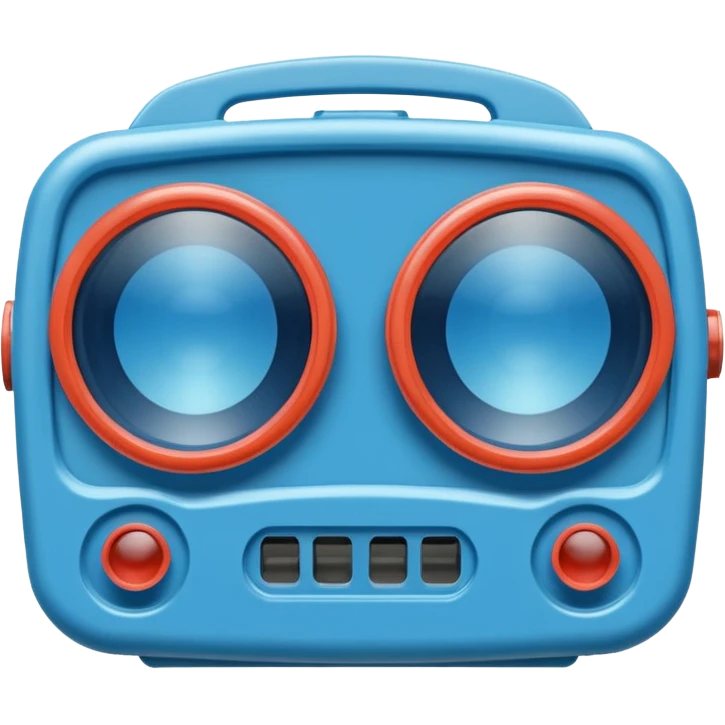 blue viewmaster emoji