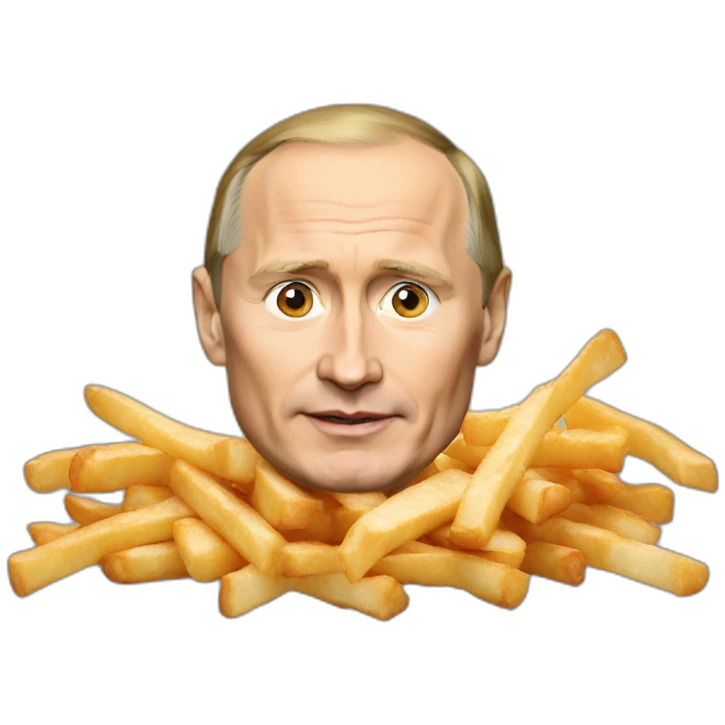 putin with a poutine emoji