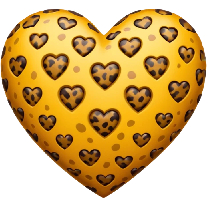 leopard heart emoji