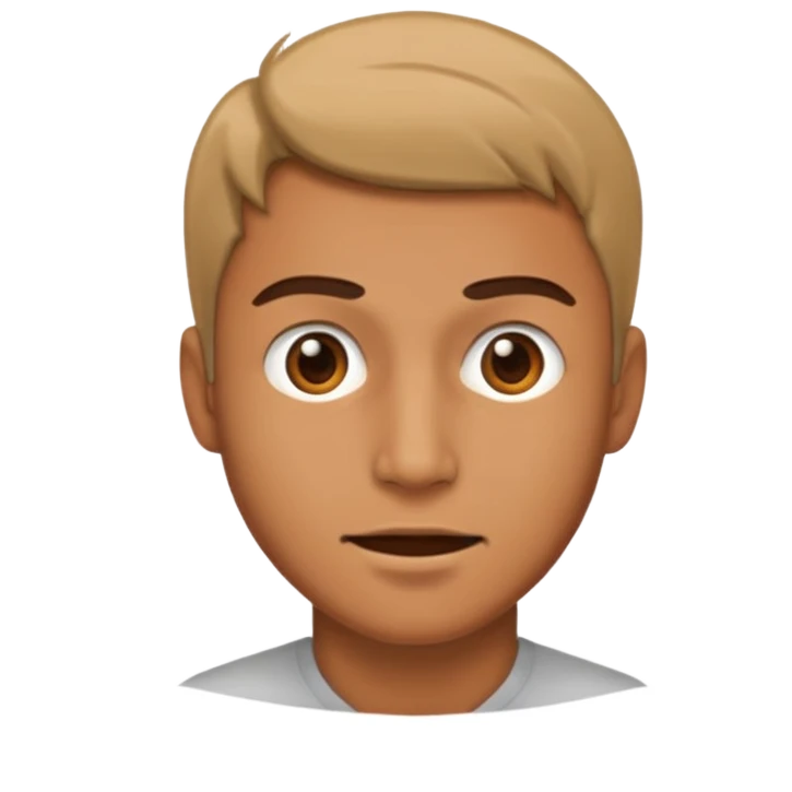 اعملي وجه رجل يتحرك يمين شيمال emoji